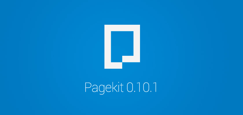 Вышел релиз Pagekit 0.10.1