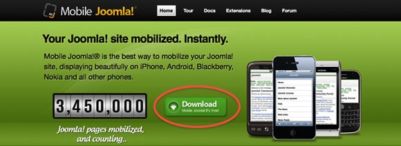 Устанавливаем Mobile Joomla