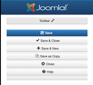 Топ 10 причин чтобы полюбить Joomla 3 - панель инструментов