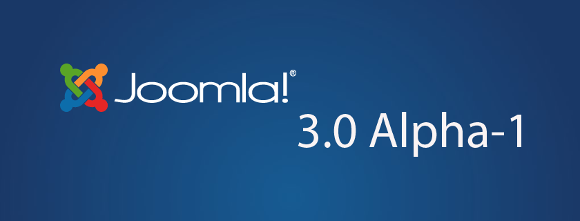 Вышел релиз Joomla! 3.0 Alpha-1