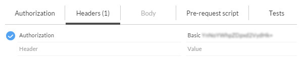 Postman - Headers