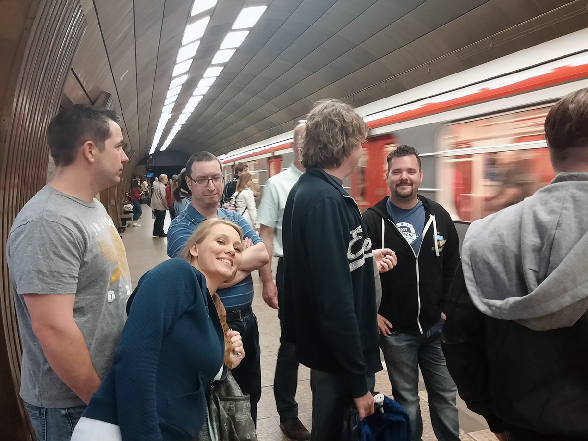 В пражском метро