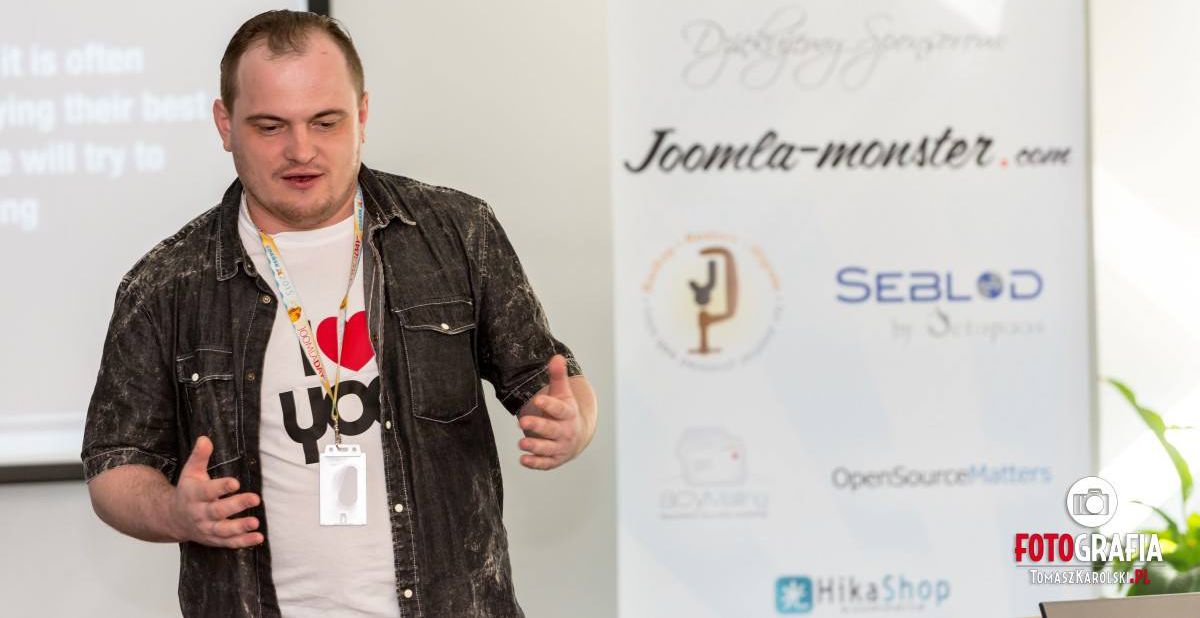 Евгений Сивоконь на JoomlaDay в Гданьске