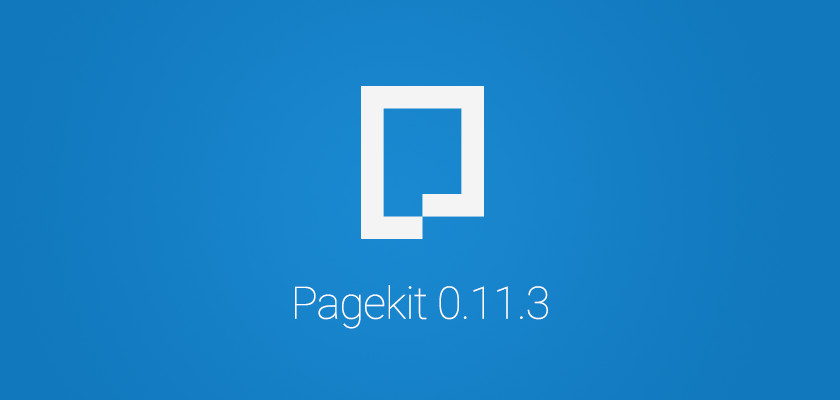 Pagekit 0.11.3